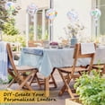 thumbnail image 3 of Ceevoo Solar Lights Outdoor Waterproof, 2 Pack Solar Hanging Lantern with Flickering Flame, Hot Air Balloon Nylon Solar Lantern for Outdoor Garden Party Decoration (Warm White), 3 of 7