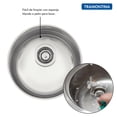 thumbnail image 5 of Fregadero Tramontina Tarja Redondo Acero Inoxidable Cocina 94012102, 5 of 5