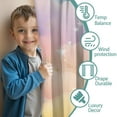 thumbnail image 3 of Blackout Kids Curtains,Soft Cloud Starry Scene Childrens Insulated Curtains Set Of 2,Bedroom Essentials,Toddler Room Decor 42"x63", 3 of 5