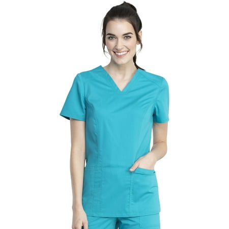 

Cherokee Workwear Revolution Tech Women s Scrubs Top V-Neck WW741AB