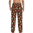 thumbnail image 7 of Salouo Christmas Gingerbread Print Pajama Pants for Men, Lounge Pants Elastic Waistband Casual Men's sleepwear Loungewear Sleep Pajama Pant -X-Large, 7 of 7
