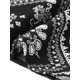 thumbnail image 5 of Faldas maxi de verano para mujeres 2026 con estampado de paisley, cintura alta elástica, diseño bohemio y fluido, XL negro, 5 of 6