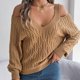 thumbnail image 1 of Puntoco Suéter Mujer Moda Casual Manga Larga Cuello En V Mantener Caliente Salir Blusa Suéter Navidad Liquidación Puntoco Puntoco-686, 1 of 8