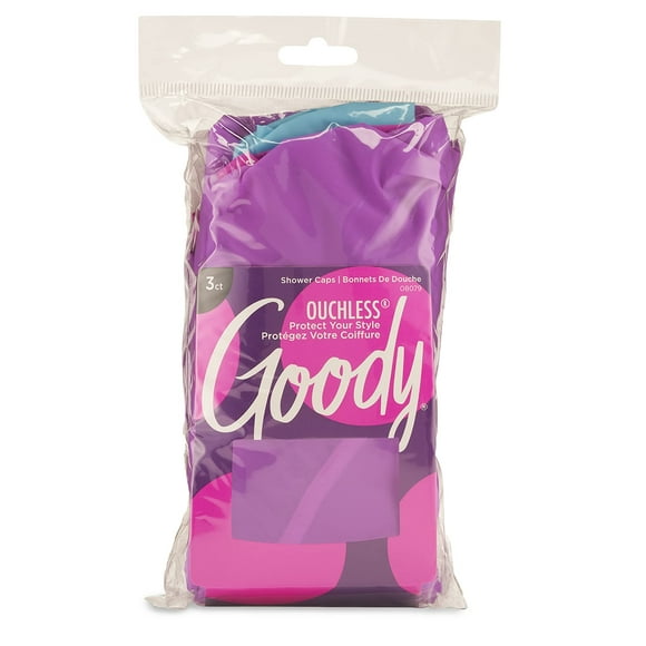 Gorro de ducha Goody Styling Essentials, impermeable, 3 unidades