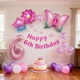 thumbnail image 2 of Decoraciones con globos de cumpleaños, tema de la sexta mariposa de HAUCIAJEIN, 2 of 9