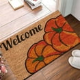 thumbnail image 3 of Fsqjgq Fall Welcome Doormats Autumn Floor Mats Non Slip Polyester Bathroom Rugs Fall Decorations for Home Kitchen Rug Bedroom Carpet,16"x 24" 1 pc, 3 of 9