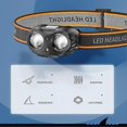 thumbnail image 3 of Waterproof LED Head Torch with USB Rechargeable Super Bright Band, 3 of 5