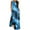 Blue-B, variant on Penkiiy Women Casual Loose Printed Tank Dress Beach V-neck Pocket Sundress Sleeveless Dresses 2XL Multicolor
