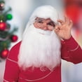 thumbnail image 3 of Deluxe Historic Santa Beard Wig Costume Accessory Kit, 3 of 4