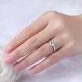 thumbnail image 2 of 2ct AAA Cz Gift Wedding Band Women's 925 Silver Jewelry Engagement Ring Sz 4-9.5, 2 of 5