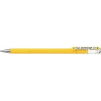 Pentel K110-VGX Mattehop Gel Rollerball Pen with High Coverage Ink in Matt Finish - Model with Cap, 1 Pack, Yellow