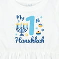 thumbnail image 4 of Inktastic My 1st Hanukkah Baby Girls Baby Dress, 4 of 5