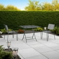 thumbnail image 6 of Zofi Outdoor Foldable Patio Table- 32 Inch Square- Gray Mesh Metal, 6 of 6