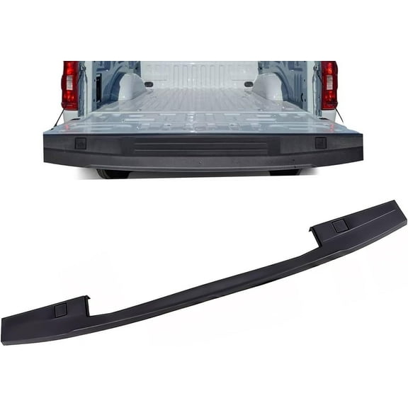 Tailgate Top Trim Cap Cover Molding W/Flex Step Fits for 2021 2022 2023 Ford F-150 Replaces# ML3Z-9941018-AC