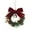 Multicolor2, variant on Mini Christmas Cabinet Wreath for Kitchen with Velvet Ribbon Bows and Bell, Small Hanging Artificial Wreath for Window Home Chair Front Door Wall Indoor Outdoor Fireplace Porch Decoration, 1 Pcs