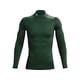thumbnail image 4 of Camiseta de Compresión Under Armour ColdGear para Hombre Verde Bosque, 4 of 5