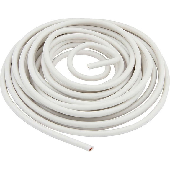 10 AWG White Primary Wire 10ft