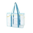 thumbnail image 2 of HongHeng Clear Beach Bag for Women, Waterproof, Sandproof, Large Transparent PVC Tote Bag for Stadium Events Beach Travel Gym Pool, 2 of 3