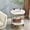 Gold, variant on Wisfor Sintered Stone 2 Tier Sofa Side Table Round Coffee Table Nightstand for Living Room Bedroom