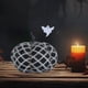thumbnail image 4 of Decoración de calabaza de algodón tejido de Halloween | Morado, Naranja, Verde, Amarillo, Negro | Mediano 6,7" | Mesa acogedora de otoño, sofá, adorno del salón | Regalo festivo, duradero y suave, 4 of 6