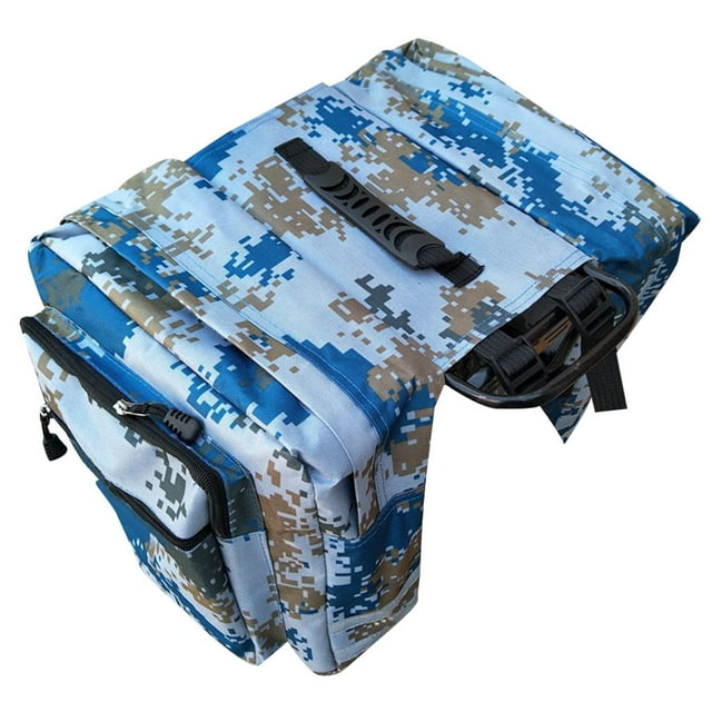 Bangcool Bike Pannier Bag Creative Camouflage Splash Proof Bike Rear Bag Bike Rack Bag