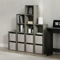 thumbnail image 4 of Pemberly Row Contemporary 2-Tier Open Shelf Bookcase in French Oak, 4 of 6