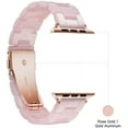 thumbnail image 3 of XiHAMA Light Apple Watch Band-Fashion Resin iWatch Bands for Women Men Bracelet Compatible with Stainless Steel Buckle for Apple Watch Series 10-1/SE/Ultra 2 1 38-42mm(Series 10)49mm-42mm(Series 3-1), 3 of 6