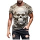 thumbnail image 3 of Playeras Lisas Para Hombre, Moda Informal Para Hombre, Estampado Digital 3D, Ejercicio Muscular, Fitness, Camiseta De Manga Corta, Blusa Superior, 3 of 4
