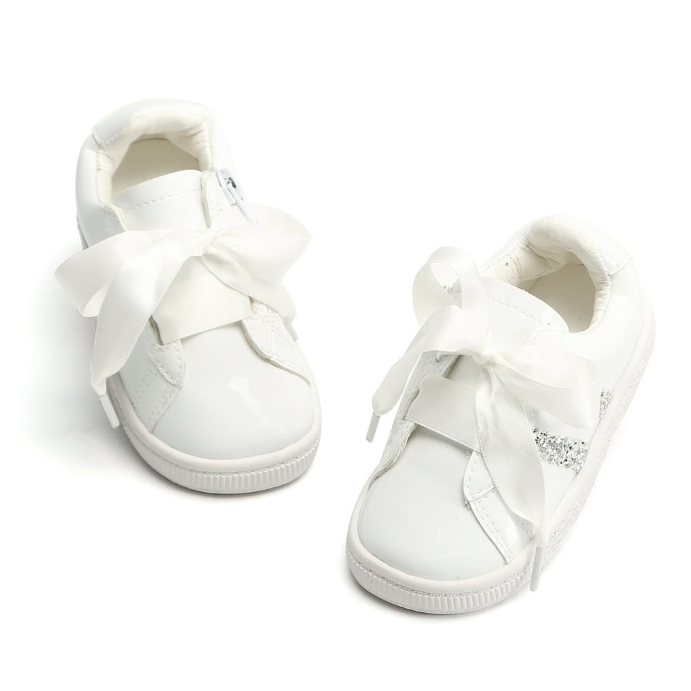 girls all white nikes