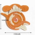 thumbnail image 3 of Posavasos de ganchillo con forma de perro, tela suave y absorbente, protege las superficies de derrames, ideal para tazas, vasos, cocina, sala de estar u oficina., 3 of 6