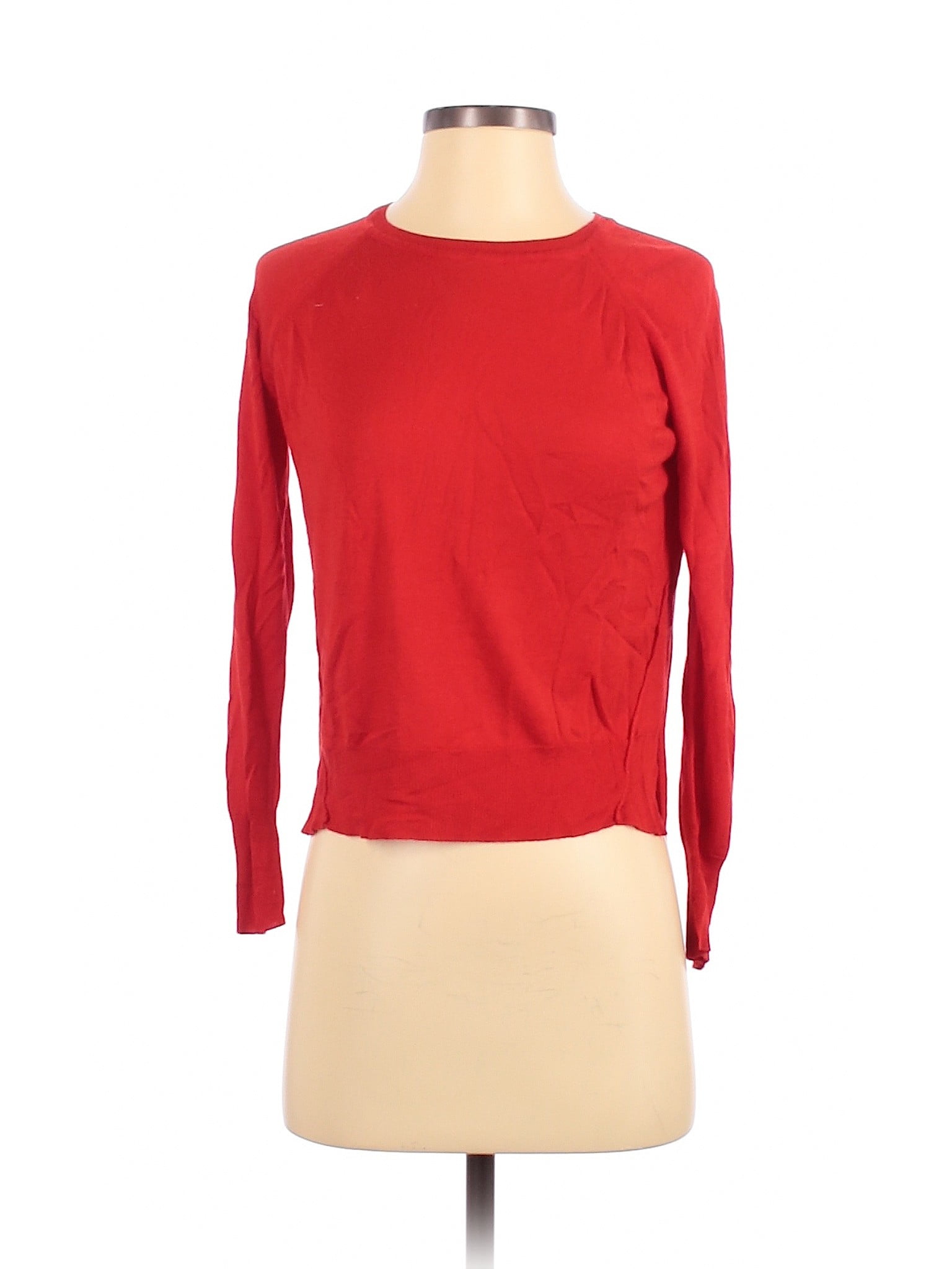 zara red sweatshirt