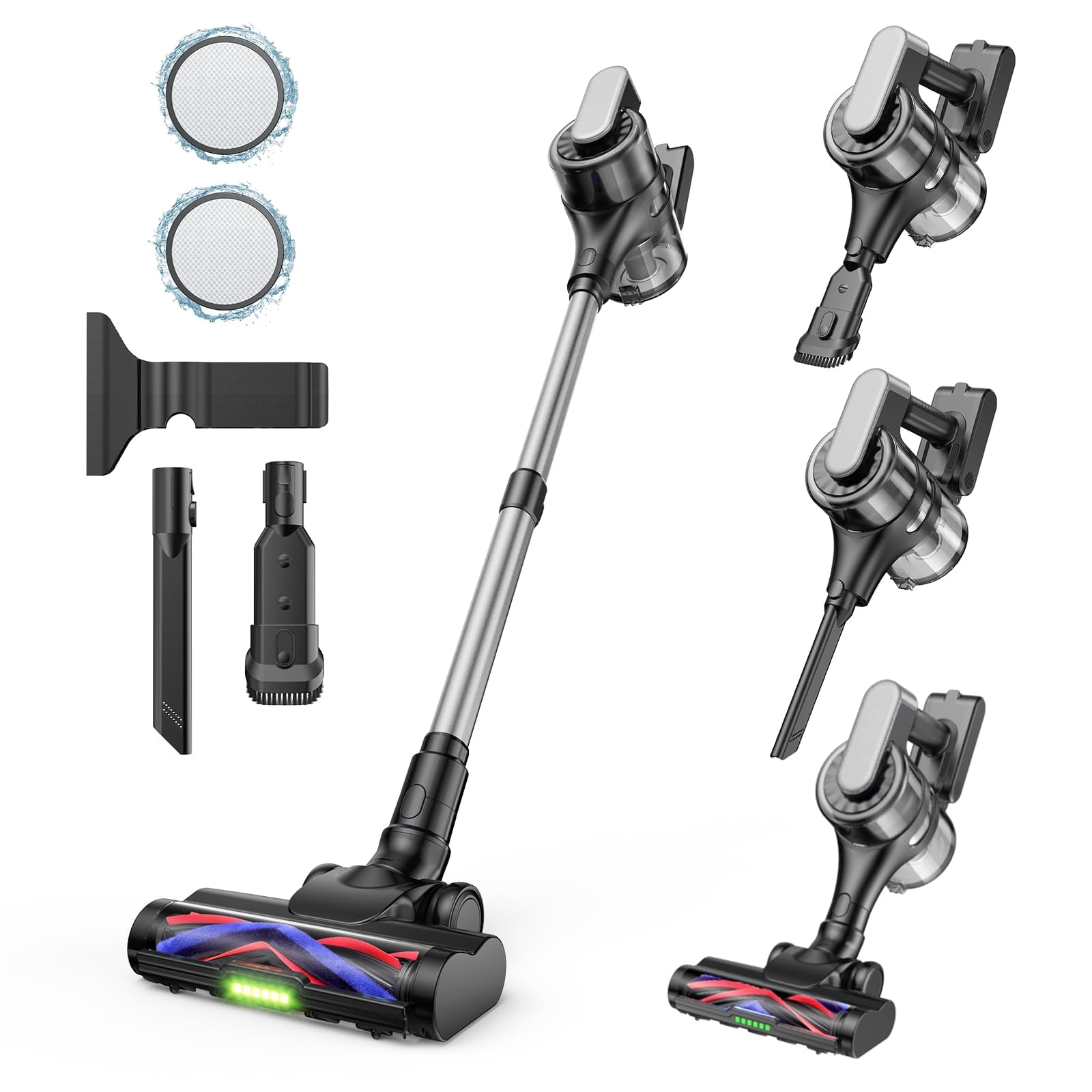 Eureka, Vacuum Cleaner, Lightweight, Multi-Surface, Gray - Walmart.com