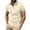 Khaki, variant on Men's Performance Shirt Button Up Collar Short Sleeve Athletic Sportswear Top