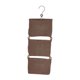 thumbnail image 1 of Juego de cestas colgantes de 3 piezas, organizador colgante de pared tejido con asas extraíbles Marrón, 1 of 9