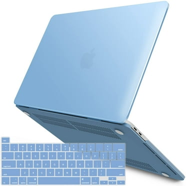 IBENZER New 2022 2021 MacBook Pro 13 Inch Case M1 A2338 A2289 A2251 A2159 A1989 A1706 A1708, Hard Shell Case with Keyboard Cover for Apple Mac Pro 13 Touch Bar(2022-2016), Airy Blue, W-T13-ARBL 1