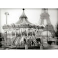 thumbnail image 2 of Uicker, Ralf 18x14 White Modern Wood Framed Museum Art Print Titled - Paris Carrousel, 2 of 4