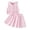/c108Pink211, variant on WEIGFI Toddler Girls Outfit Sets Summer School Uniform Button Vest Top And Pleated Skirt 2 Piece Sleeveless V-Neck Two Piece Bowknot Solid Color Performance Daily Cute Vacation Set,Pink,3-4 Years