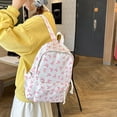 thumbnail image 7 of HJYCHN Girl School Backpack Bow Design Cute Preppy Daypack for Girls Kids College School Travel School Backpack Pink One Size, 7 of 7