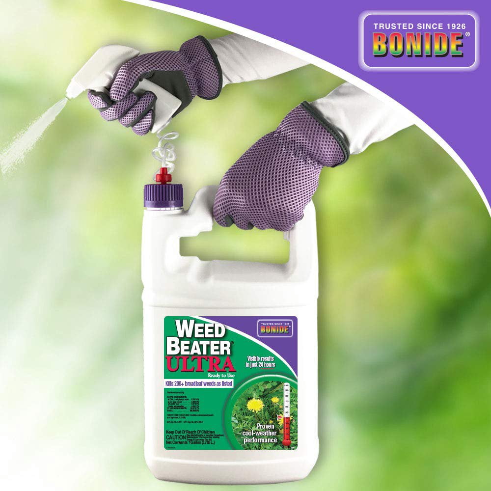 Bonide Weed Beater Ultra, 128 oz Ready-to-Use Spray, Fast-Acting Protection Against Broadleaf Weeds in Home Garden