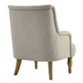 thumbnail image 6 of Modway Ellington Fabric Upholstered Accent Armchair in Linen, 6 of 9