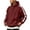 (Mens Hoodie)Wine, variant on qafoshin Mens Hoodies Trendy Patchwork Hooded Sweatshirts Fall Winter Long Sleeve Shirts Casual Loose Pullover Tops with Pocket