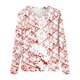 thumbnail image 5 of Mujeres Tallas grandes Casual Cuello en V Suelto Impreso Manga larga Tops Mujer Blusa Fridja  fjkfkj4178, 5 of 5