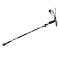thumbnail image 3 of YAHHU Trekking Pole Hiking Walking Stick 5 Fold Curved Handle Ultra Light for Outdoor Activity Black Aluminum Alloy 11.8 inches / 30 cm Portable Pole[cite: 1], 3 of 9