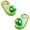Green, variant on Kids Fuzzy Slippers Girls Boys Plush Slip on House Shoes Toddler Indoor Slides with Back Strap 0-5Y
