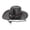 Black, variant on Helii Faux Leather Cowboy Hat for Men Women – Wide Brim Western Hat with Beaded Band & Adjustable Chin Strap, Unisex Cowgirl Hat for Costume Party Outdoor Hiking Bronze,One Size