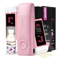 Waxfans Waxing Kit,Wax Strips, Wax Roller Kit, Roll on Wax Kit for Hair Removal, Waxing Kit for Women