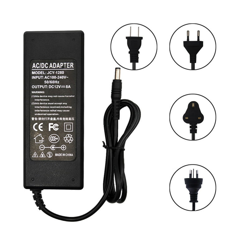 12v 1a 2a 3a 4a 5a 6a 8a 10a Ac / dc Adapter Schalter Netzteil Ladegerät  für LED Lichtleisten Cctv Router 5.5x2.1-2.5mm Stecker Us / uk / eu / au  Stecker