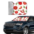 thumbnail image 3 of Kdxio Fresh Red Tomato Print Front Windshield Sun Shade,Folding Auto Sunshade for Car Truck SUV-Medium, 3 of 7