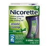 Nicorette Nicotine Polacrilex 2mg Stop Smoking Aid Mint Mini Lozenge, 81ct