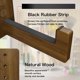 thumbnail image 2 of Soportes de Pared para Tablas de Surf CAMATET, Juego de 2 Colgadores de Madera, 2 of 7